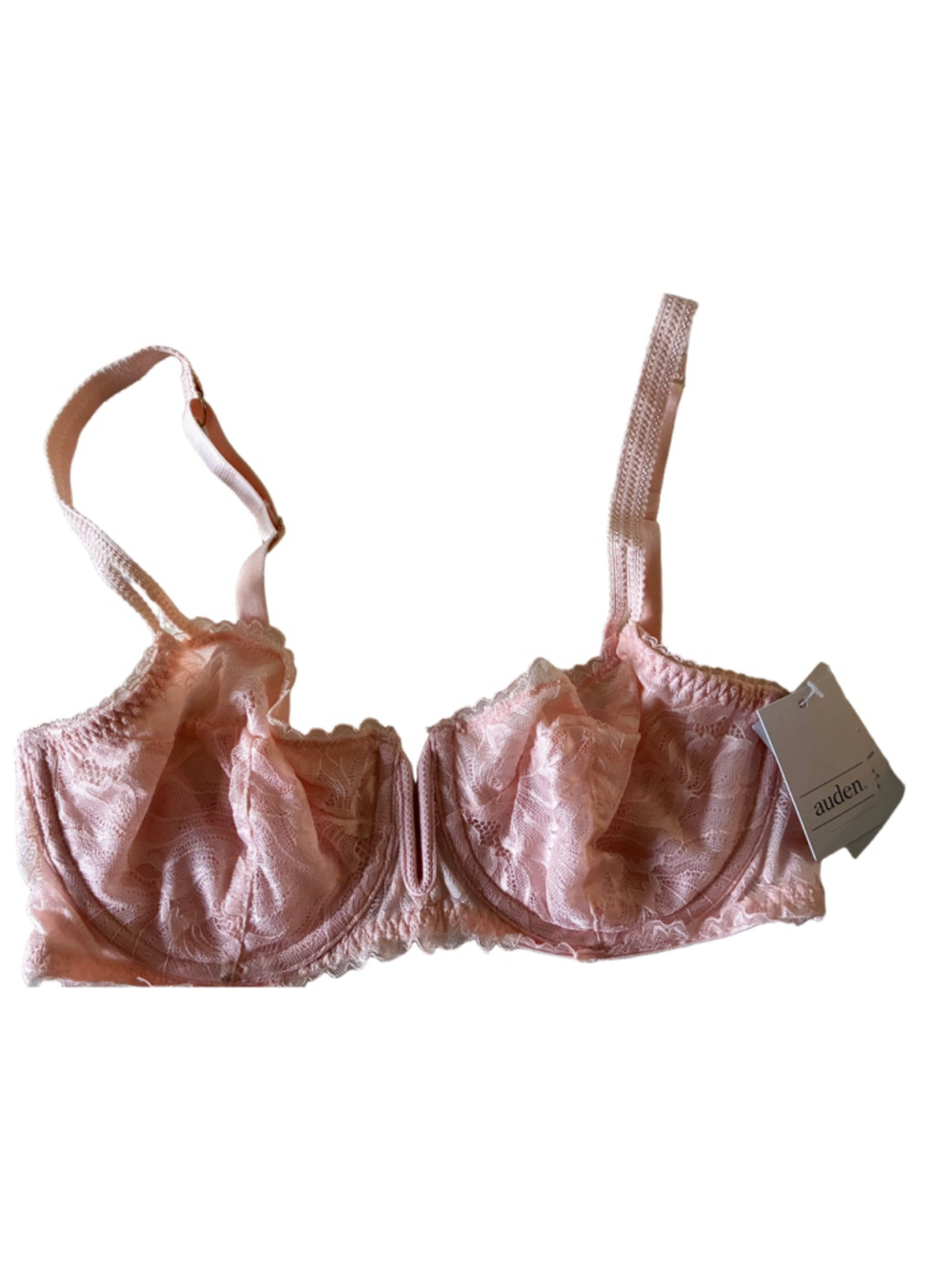 Auden Lace Underwire Bra Pink Size 32D